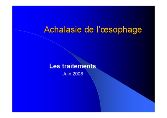 achalasie Book