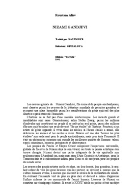 nizami Book