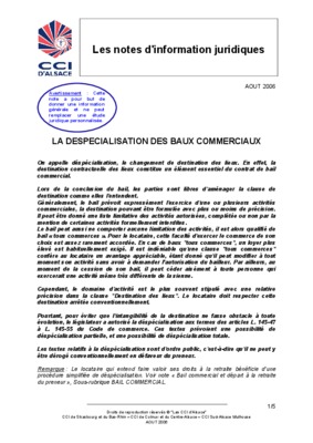 despecialisation Book