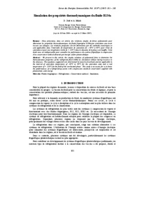 tables proprietes de r134a Book