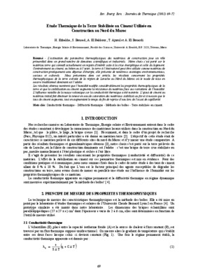 isolation thermiquede desodorisation Book