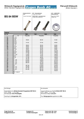 filet whitworth bsw f Book