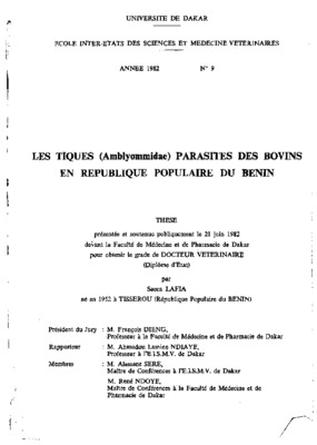 la relation entre les tiques et les parasites Book