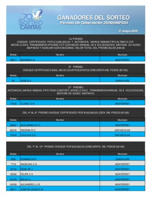 sorteo Book
