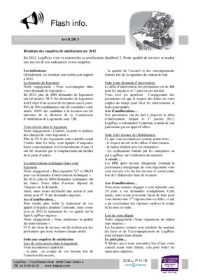 resultats definitif 2011 2012 flash Book
