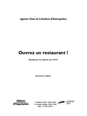 ouvrez un restaurant Book