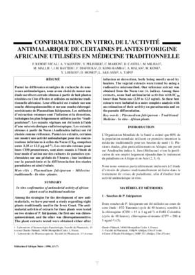 antimalarique Book