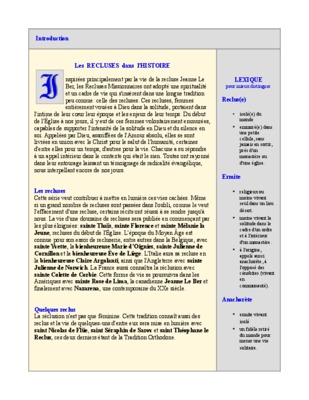 recluses Book