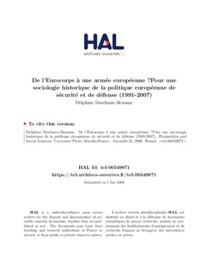 eurocorps Book