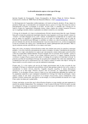 mecanismes de diversification des especes Book