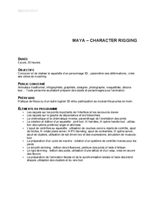 maya rigging Book