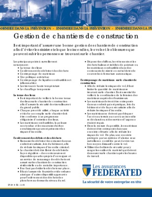 gestion des chantiers de construction Book
