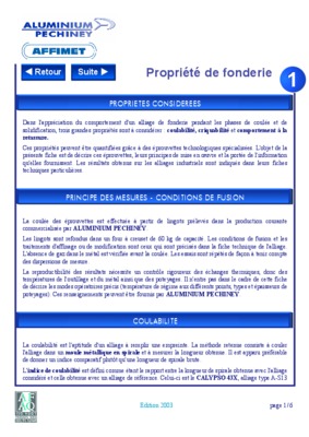 les propriete de fonderie Book