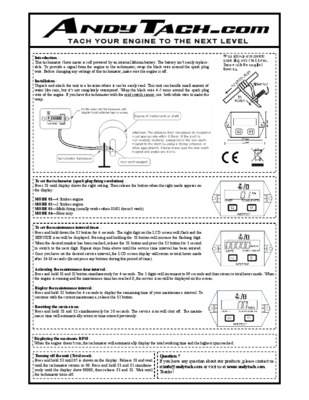 tachometer Book