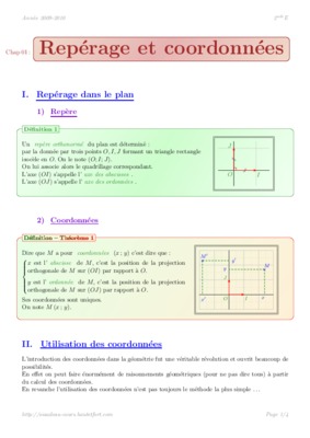 reperage coordonnees et milieux Book