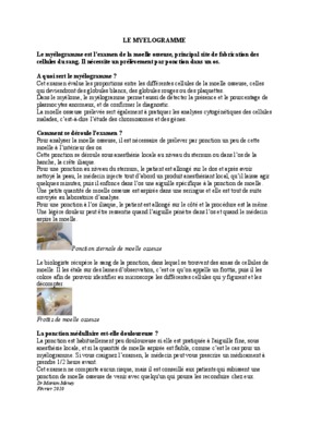 myelogramme Book