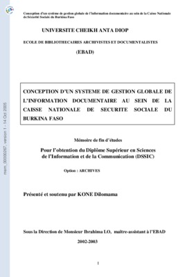 systeme information globale Book