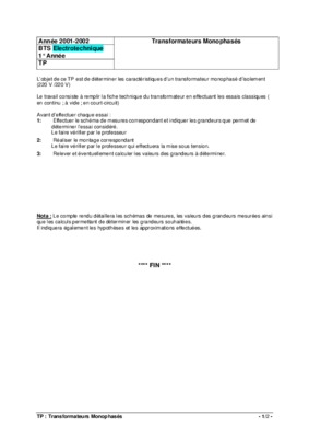 exercices corriges transformateurs monophases pdf Book