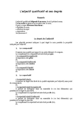qualificatif Book