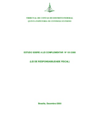 lei de responsabilidade fiscal Book