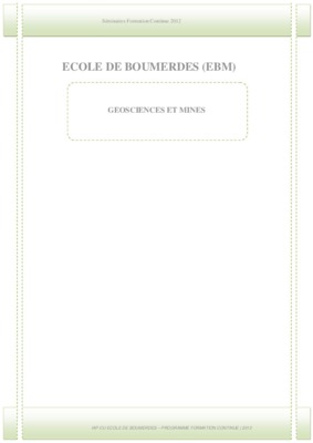 exercice de types de sequences sedimentaires Book