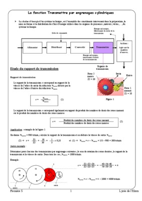 fonction transmettre Book