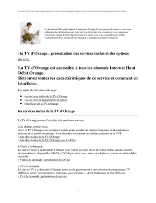 presentation groupe orange Book