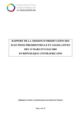 observation des elections rapport redige Book
