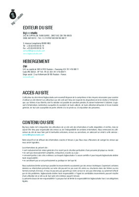 mentions legales Book