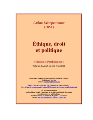 ethique et droit Book