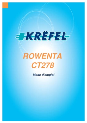 rowenta ru 05 Book