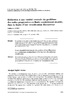 theoraime de la variete centrale Book