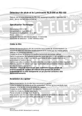 detecteur pluie rcz Book
