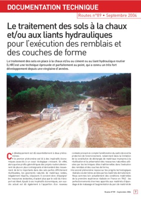 traitement des sol a la chaux et ou aux liants hydrauliques pdf Book