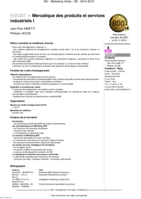 mil mercatique des services Book