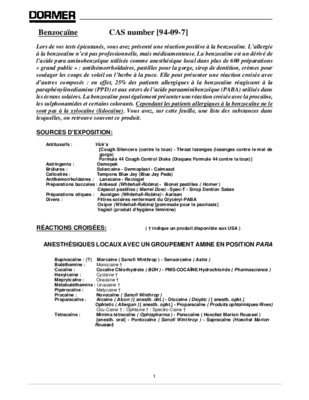 corrige tp benzocaine Book