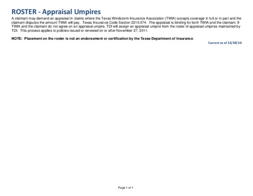 appraisal Book