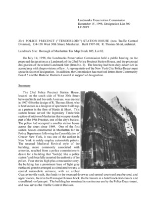 tenderloin Book