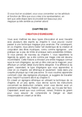 summoning spirits ch5 en francais konstantinos Book