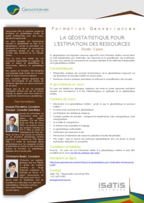isatis geovariances Book