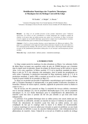 modelisation numerique des transfers thermiques dans le proceder d_usinage applique a la coupe Book