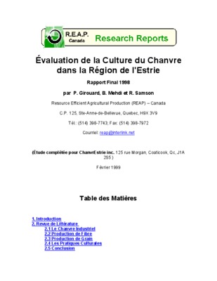 la reap dans les concours Book