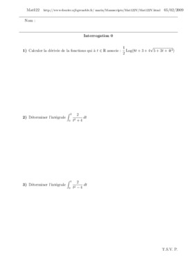 interrogation derivee Book