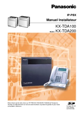 panasonic pabx kx tda100 Book