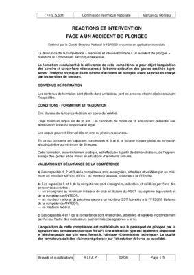accident plongee Book
