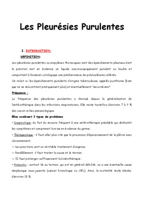 pleuresies purulentes Book