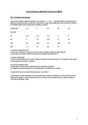 travaux diriges biochimie glucide Book