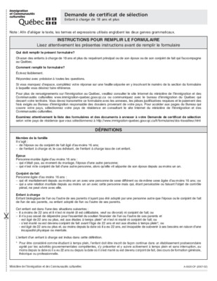 immigration quebec demande trousse asp Book
