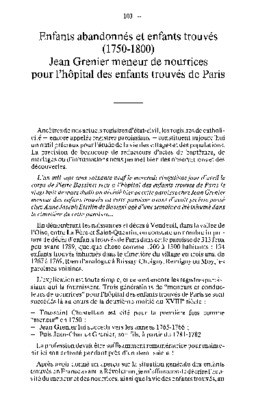 enfants trouves Book