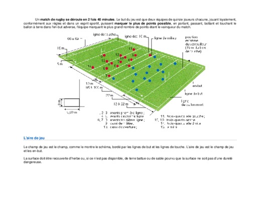 recuperation match rugby Book